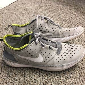 Nike SolarSoft Shoes- Grey, Size 11